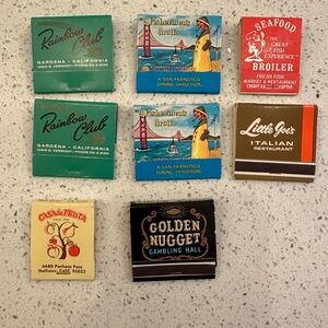 Vintage Matchbook Collection - CALIFORNIA (8)